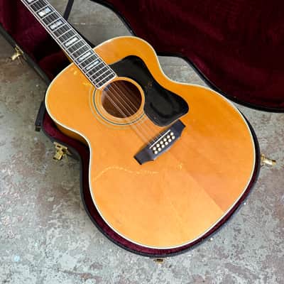 Guild F412 12 string acoustic jumbo 1979 - Maple F-412 original vintage USA XII image 2