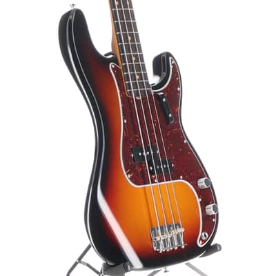 Fender Certified Pre-Owned American Vintage II 1960 Precision Bass, Rosewood Fingerboard, 3-Color Sunburst (P9) (40858) image 3