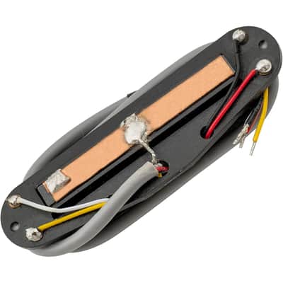 Wilkinson Neck Low Gauss Black Hot Rail Ceramic Single Coil Sized Humbucker Pickup for Strat Electric Guitar image 3