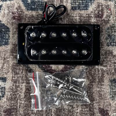 Belcat BH-27-BK Double Coil Black Bridge Guitar Pickup NOS! image 3