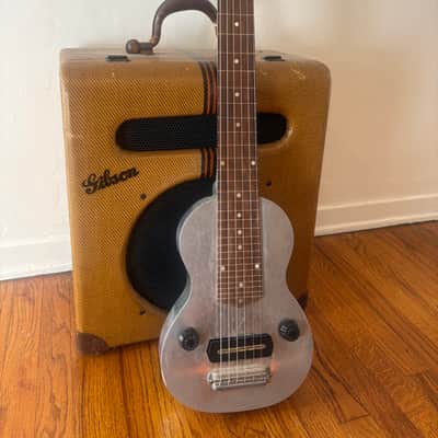 Gibson E-150 Model Lap Steel Electric Guitar - 1935, 1930s, Racing Stripe Tweed Case, EHG-150, EH-150, Charlie Christian Pickup image 1