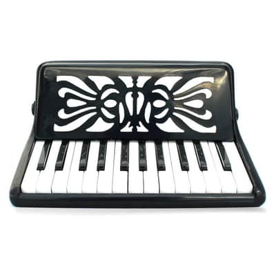 Rossetti 2512-BK 25 Piano Keys & 12 Bass Buttons Piano Accordion w/Hard Case & Shoulder Straps image 3