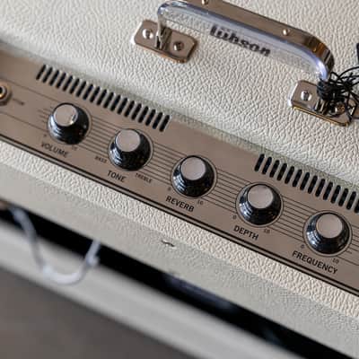 Gibson Falcon 20 1x12" Guitar Combo Amplifier - Cream w/ Oxblood Grille image 6