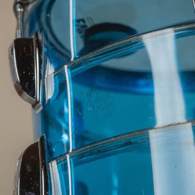 1970s Ludwig Vistalite Tivoli Pattern A 'Big Beat' in Blue/Blue/Blue - 14x22, 16x16, 9x13, 8x12, 5x14sn image 15