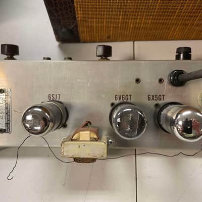 1956 Silvertone 1331 Tube Combo Amp - Tweed image 20
