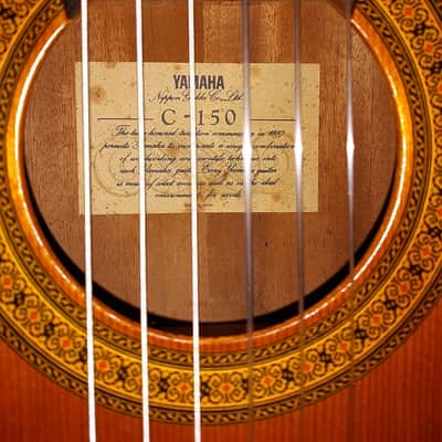 Vintage Yamaha C-150 Nippon Gakki 1977 - 1981 Classical Guitar image 3