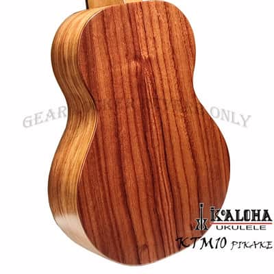 KoAloha KTM-10 Pikake all solid hawaiian low g string handmade ukulele tenor ukulele image 8