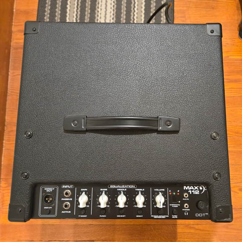 Peavey MAX 112 II 200W 1x12" Bass Combo Amp 2010s - Black image 1