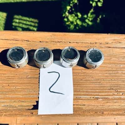 Peavey vintage 70s aluminum set-screw knobs (lot of 4) image 1