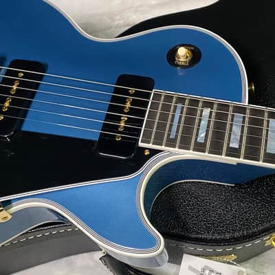 NEW! Gibson Les Paul Custom - Dealer Select - P90 Pick-Ups - Pelham Blue VOS - Custom Shop M2M - Authorized Dealer - 9.75lbs - G07680 image 2