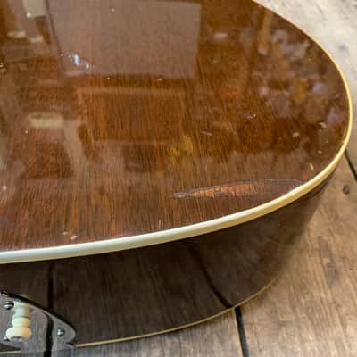 1967 Gibson B45-12-N 12 Stain Acoustic in Natural finish with hard shell case image 13