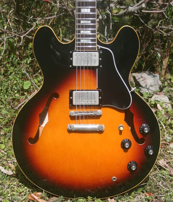 Greco SA-550 Vintage Semi-Hollowbody Guitar ES-335 1982 Sunburst