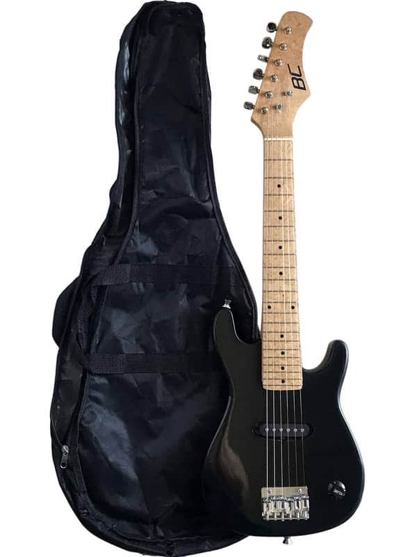 BC Mini Black Electric Guitar With Gig Bag for Kids Child Beginner Works! image 1