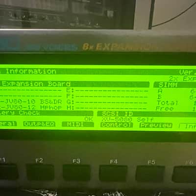 Roland XV-5080 Rackmount Synthesizer – 128MB RAM + SR-JV80 Bass & Drums + Hip Hop Collection image 2