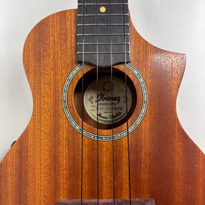 Ibanez Electric / Acoustic Concert Cutaway Ukulele with Enya Soft Case image 2