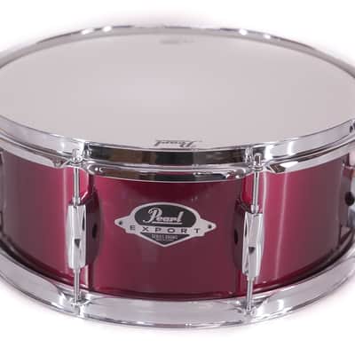 Pearl Export Standard 14" x 5.5" Snare Drum – Wine Red – Excellent image 1