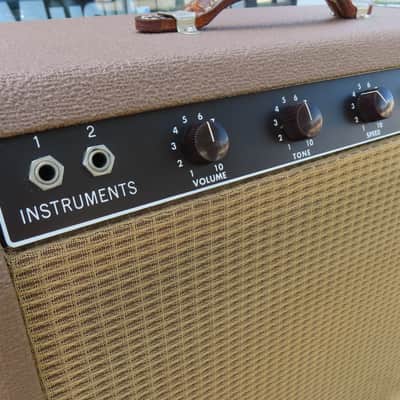 FENDER 1962 PRINCETON-AMP BROWN TOLEX 6G2-A TIME CAPSULE MINT! ORIGINAL 1 OWNER! image 5