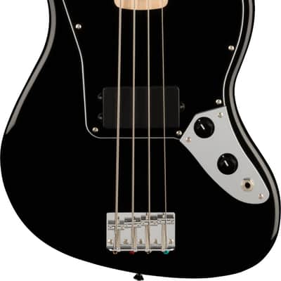 Fender Squier Affinity Jaguar Bass H - Black w/ Gig Bag image 2