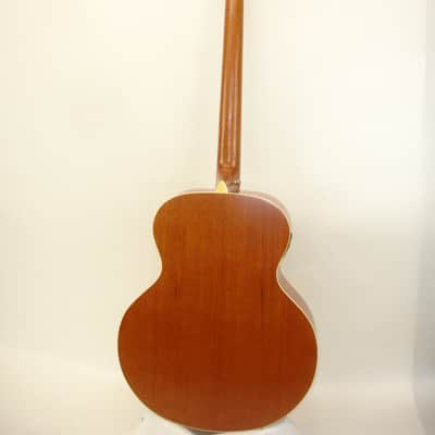 Dean EAB Acoustic Electric Bass Guitar, Satin Natural w/ Bag image 13