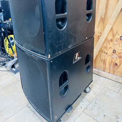 EAW LA118 18" Subwoofers – PAIR - with 2 Dollies - Tested & Working #7 & 8 image 11