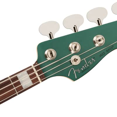 Fender Adam Clayton Jazz Bass Rosewood FB Sherwood Green Metallic with Case image 5