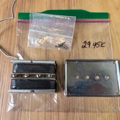 Vintage 1960's Epiphone (Gibson) Newport Bass Mudbucker Pickup w/ Cover, Mounting Screws! image 4