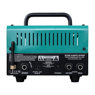 Joyo BanTamP Series AtomiC 20 Watt 12ax7 Mini Tube Head w Bluetooth Green image 3