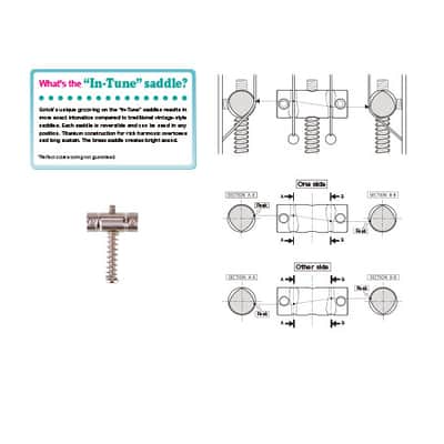 Gotoh Ti-TC1 Tele Bridge – Chrome w/ Titanium Saddles image 4
