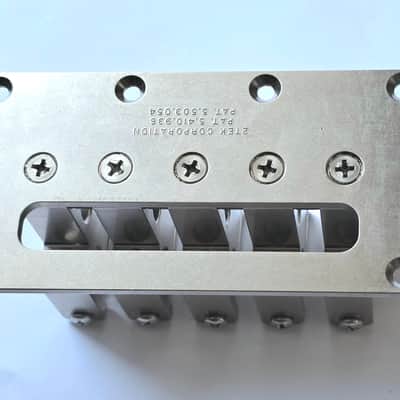 2TEK 5 Sting Bass Bridge - Unpolished Stainless Steel imagen 6