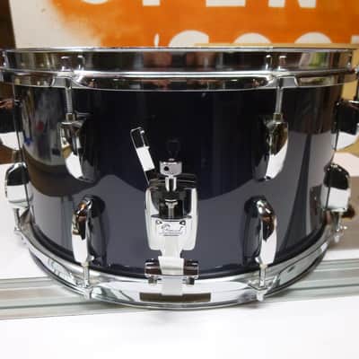 Double A Drums 7.5x14" snare drum former 1st gen Pearl Session tom, ocean blue wrap, video image 2