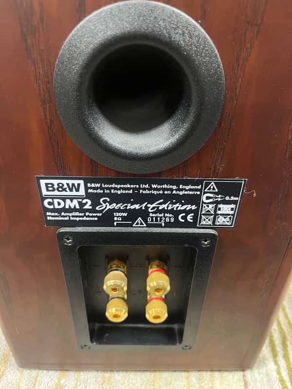 Bowers & Wilkins B&W CDM2 Special Edition Late-90s - Cherry | Reverb
