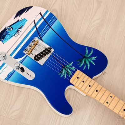 2022 Fender Japan Art Canvas Esquire Hiroshi Nagai No 1, Mint w/ Case & Hangtags, 1 of 30 image 7