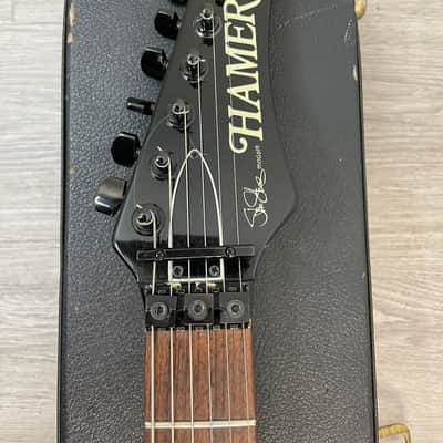 Hamer 1986 Steve Stevens SS1 Signature Gold Sparkle Electric Guitar image 24