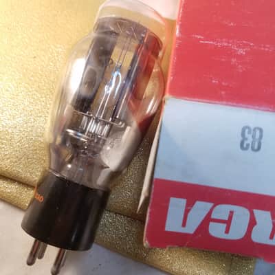 RCA etc. Type 83 tNOS AT1000 TESTED Vacuum Tube balanced Hickok Full-wave rectifier 1932-1966 image 1