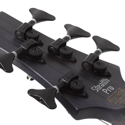 Schecter Stiletto-5 Stealth Pro Satin Black image 16