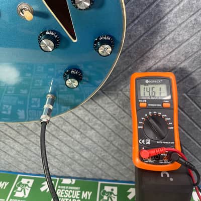 Firefly FF338 PRO LAST ONE! Metallic Blue Foo Fighters Dave Grohl 335 Gibson Trini Lopez image 14