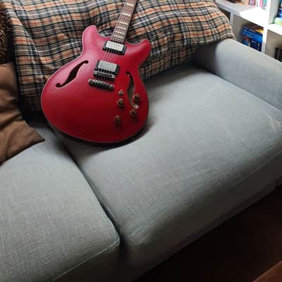Ibanez ASV10A-TRL Artcore Vintage with Pine Fretboard 2018 - Transparent Cherry Red Low Gloss image 10