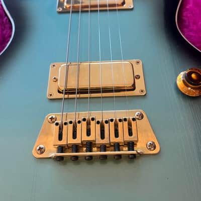 Gibson Nighthawk Landmark Series 1996 Navajo Turquoise Burst USA w/ Original Gibson Case image 4