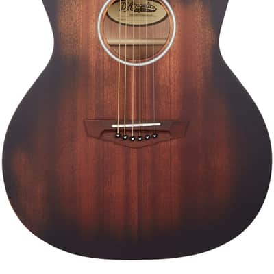 D'Angelico DAPLSG200AGDCP PREMIER GRAMERCY LS Grand Auditorium Single Cutaway Mahogany Scarf Neck 6-String Acoustic-Electric Guitar image 5