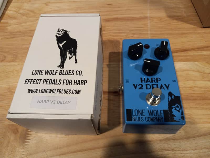 Lone Wolf Harp Delay pedal for harmonica image 1