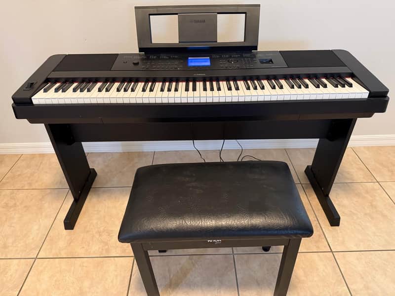Yamaha DGX-660 88-Key Portable Grand Digital Piano with Stand & Bench (Circa 2016) image 1