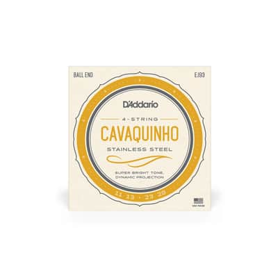 D'Addario EJ93 Stainless Steel Cavaquinho Strings - .011-.028 image 1