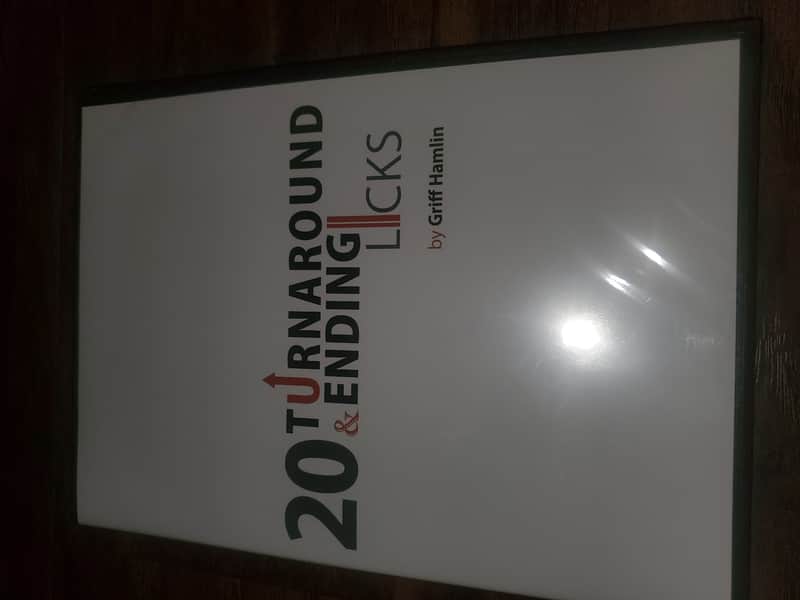 Griff Hamlin  20 Blues Turnaround Licks  Unopened Dvd image 1