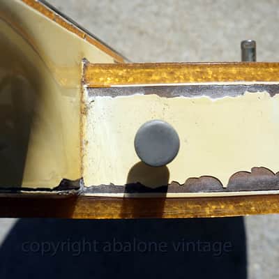 1958 Gretsch White Penguin guitar ORIGINAL and RARE! Infamous "Dirty White Boy" image 5