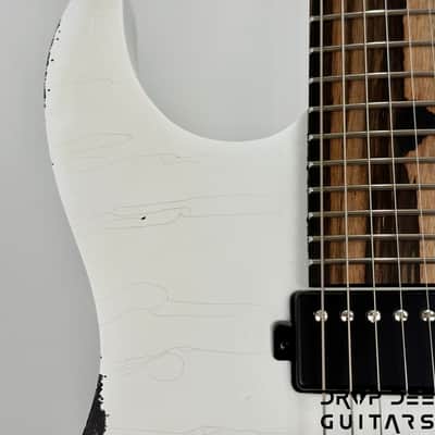 Mayones Adam Christianson Aquila Cardinal Aged Electric Guitar w/ Case - Cardinal White Aged image 5
