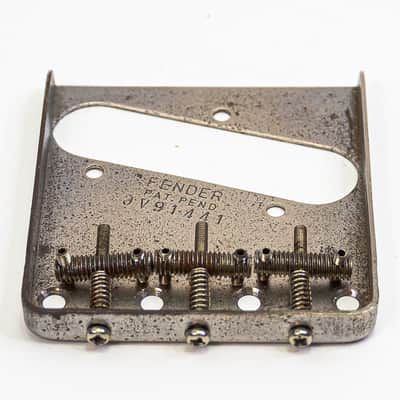 1982–1984 Fender Telecaster Bridge Plate – JV Serial Made in Japan (MIJ) image 3