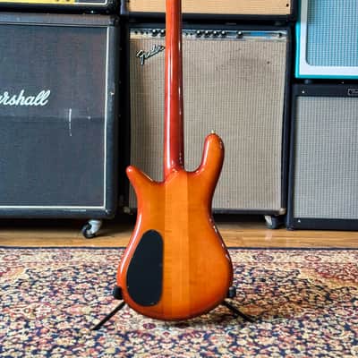 Spector Euro LX 4 – Ultra Amber Gloss – AAAA Maple Top – PJ EMG Pickups – Tone Pump Preamp - D-tuner & hardcase image 10