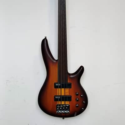 Ibanez SRF700-BBF Bass Workshop Fretless Soundgear - 2014 - Present - Brown Burst Flat image 1
