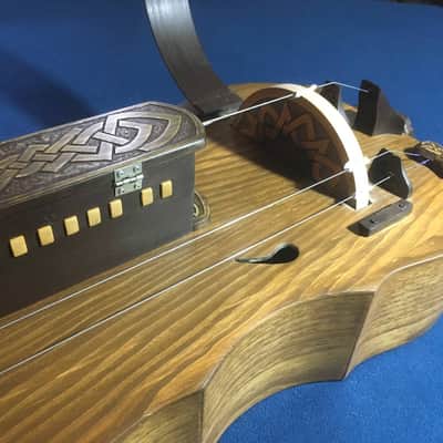 Hurdy-Gurdy Model New -  4 string - Ukrainian Lira - Hurdy Gurdy Scale 480 mm image 3
