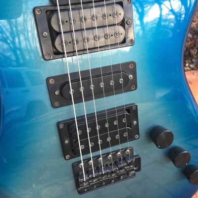 Rare 1984 Electra Westone X185 Blue Burst Tone Machine image 4